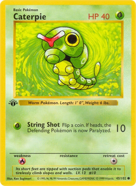Image for Caterpie (045/102) (Base Set (Shadowless)) - Pokemon