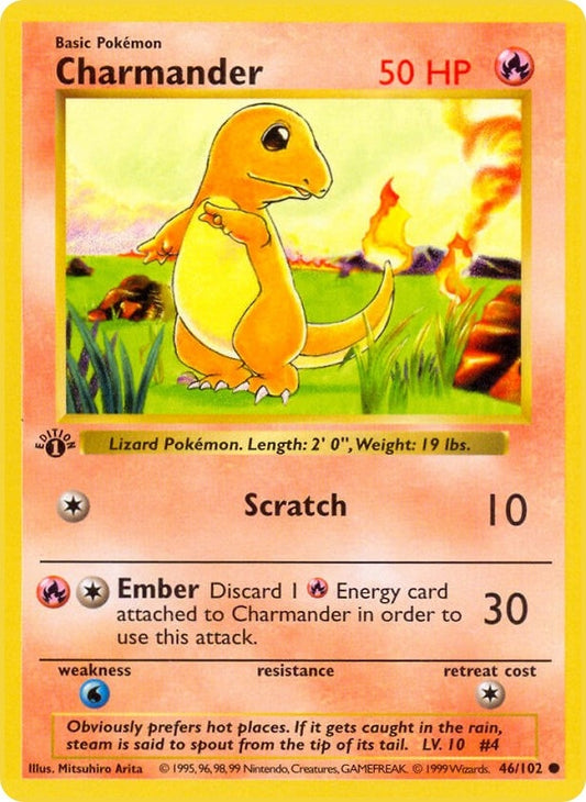 Image for Charmander (046/102) (Base Set (Shadowless)) - Pokemon