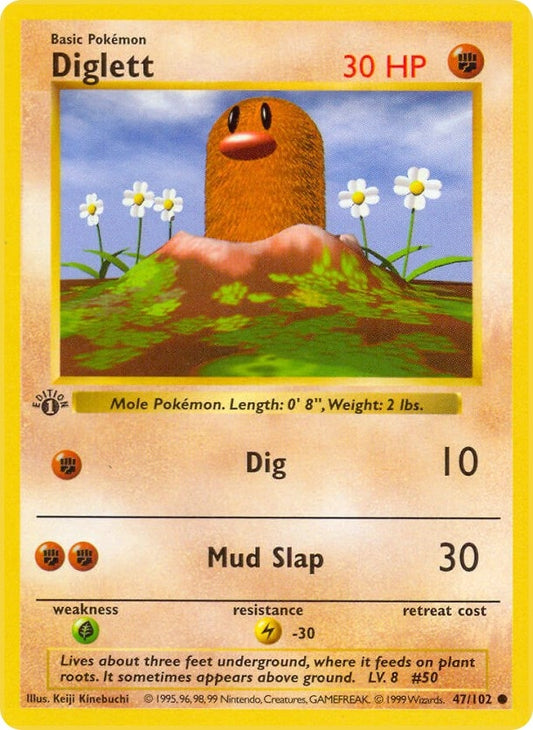 Image for Diglett (047/102) (Base Set (Shadowless)) - Pokemon