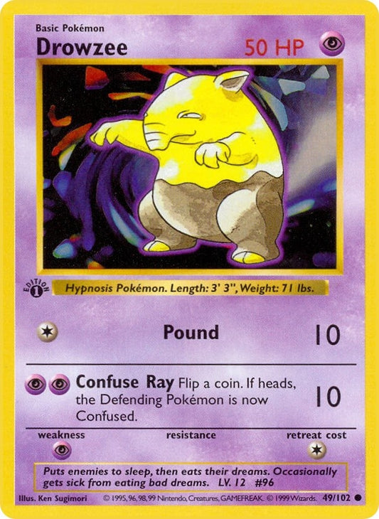 Image for Drowzee (049/102) (Base Set (Shadowless)) - Pokemon