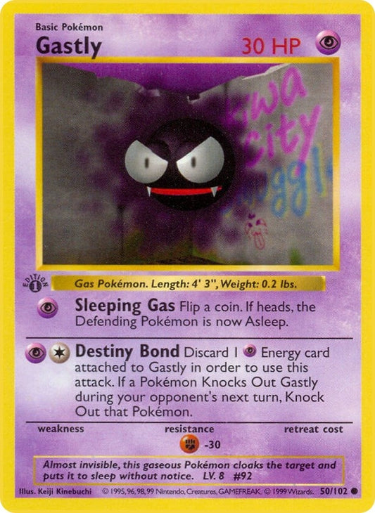 Image for Gastly (050/102) (Base Set (Shadowless)) - Pokemon