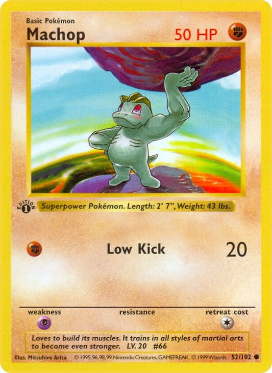 Image for Machop (052/102) (Base Set (Shadowless)) - Pokemon
