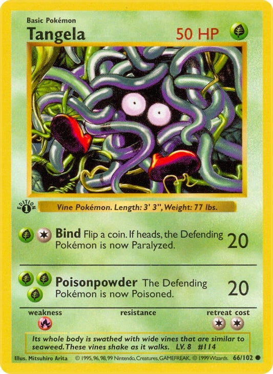 Image for Tangela (066/102) (Base Set (Shadowless)) - Pokemon