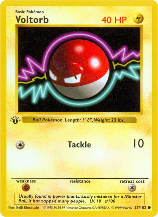 Image for Voltorb (067/102) (Base Set (Shadowless)) - Pokemon