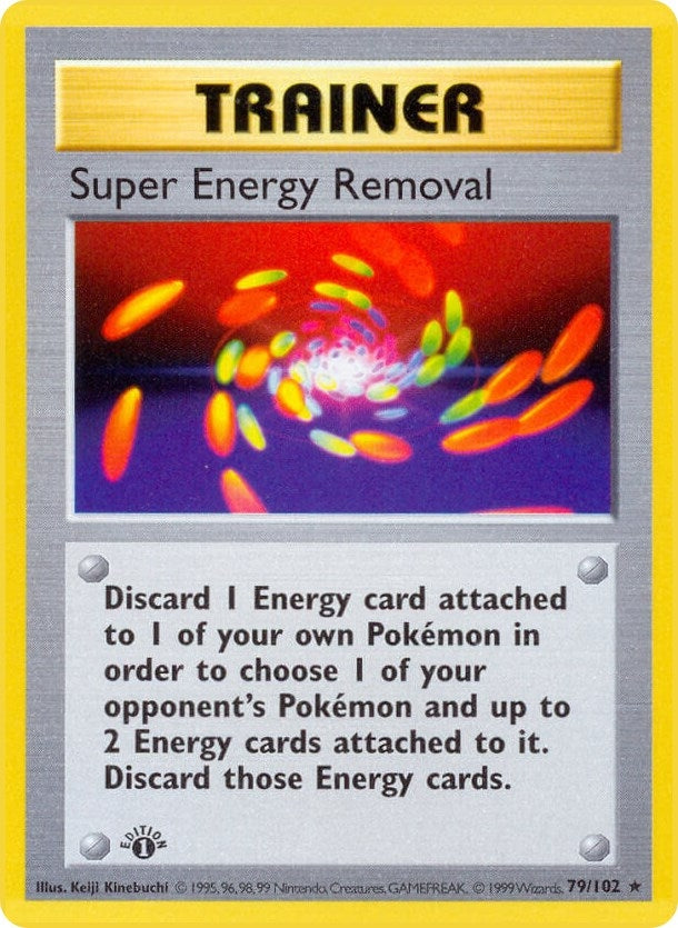 Image for Super Energy Removal (079/102) (Base Set (Shadowless)) - Pokemon