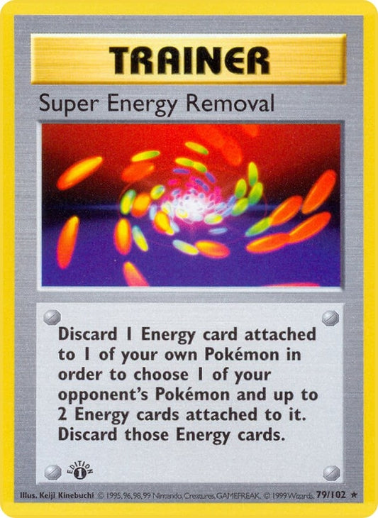 Image for Super Energy Removal (079/102) (Base Set (Shadowless)) - Pokemon