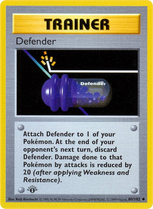 Image for Defender (080/102) (Base Set (Shadowless)) - Pokemon