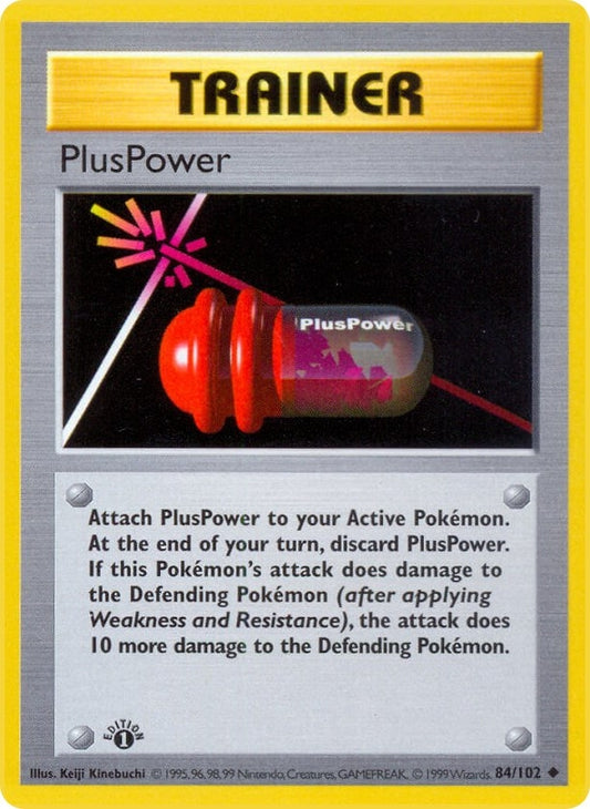 Image for PlusPower (084/102) (Base Set (Shadowless)) - Pokemon