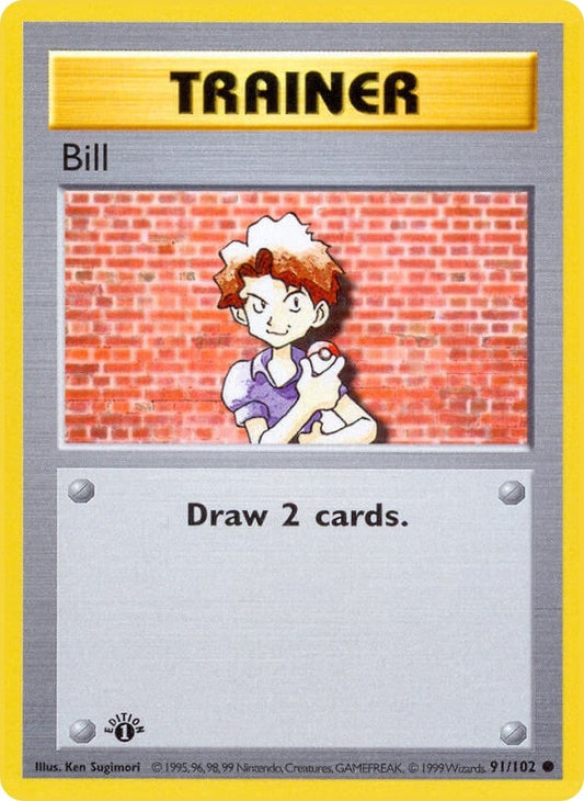 Image for Bill (091/102) (Base Set (Shadowless)) - Pokemon