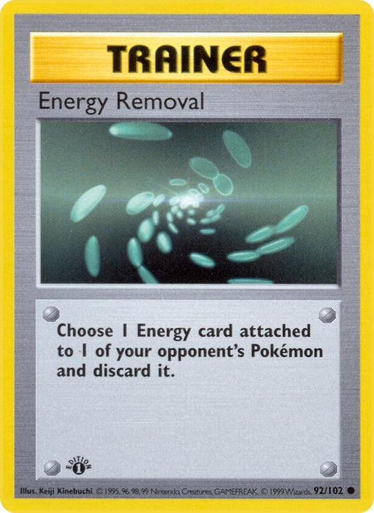 Image for Energy Removal (092/102) (Base Set (Shadowless)) - Pokemon