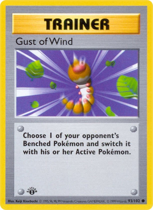 Image for Gust of Wind (093/102) (Base Set (Shadowless)) - Pokemon