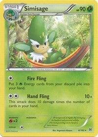 Image for Simisage (6/162) (XY - BREAKthrough) - Pokemon