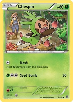 Image for Chespin (7) (7/162) (XY - BREAKthrough) - Pokemon