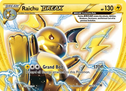 Image for Raichu BREAK (50/162) (XY - BREAKthrough) - Pokemon