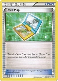 Image for Town Map (150/162) (XY - BREAKthrough) - Pokemon