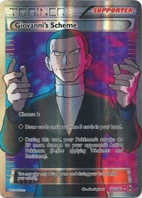 Image for Giovanni's Scheme (Full Art) (162/162) (XY - BREAKthrough) - Pokemon