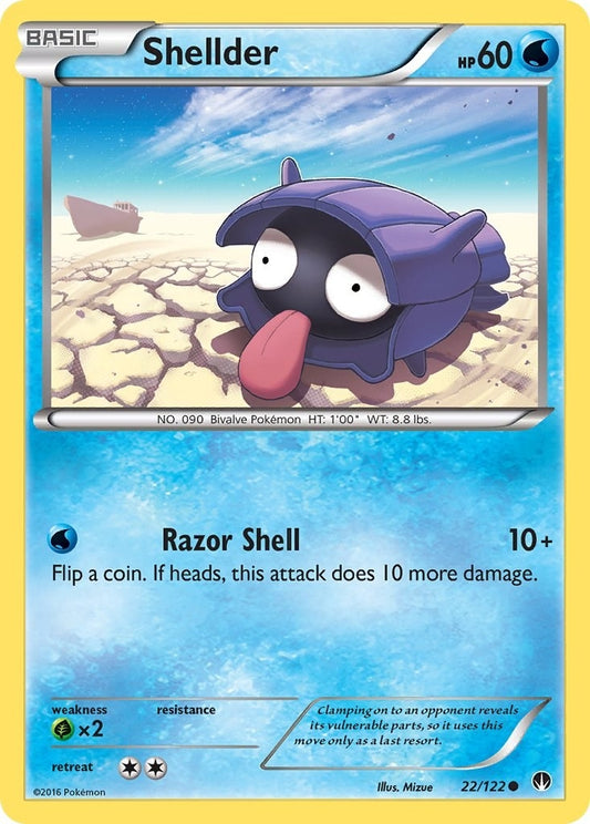 Image for Shellder (22) (22/122) (XY - BREAKpoint) - Pokemon