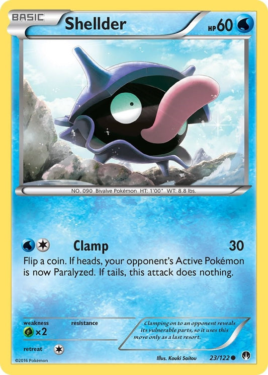 Image for Shellder (23) (23/122) (XY - BREAKpoint) - Pokemon