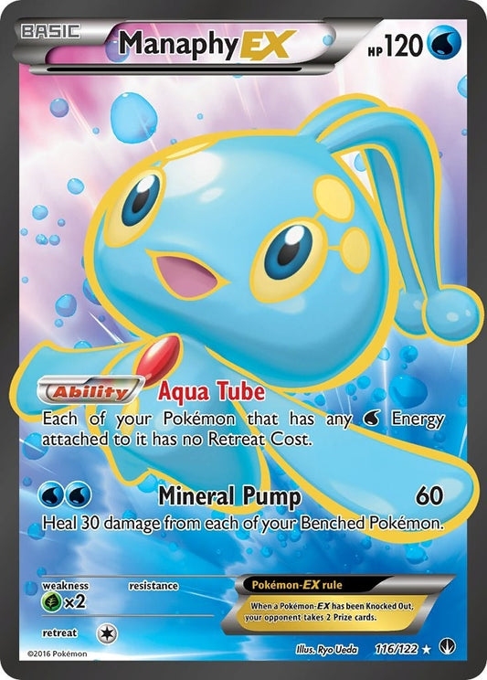 Image for Manaphy EX (Full Art) (116/122) (XY - BREAKpoint) - Pokemon