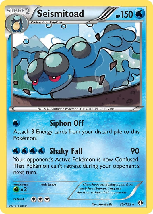 Image for Seismitoad (35/122) (XY - BREAKpoint) - Pokemon