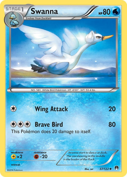 Image for Swanna (37/122) (XY - BREAKpoint) - Pokemon