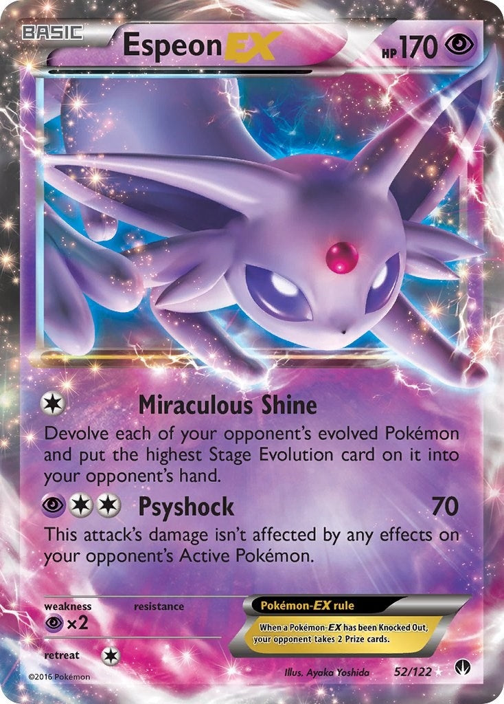 Image for Espeon EX (52/122) (XY - BREAKpoint) - Pokemon