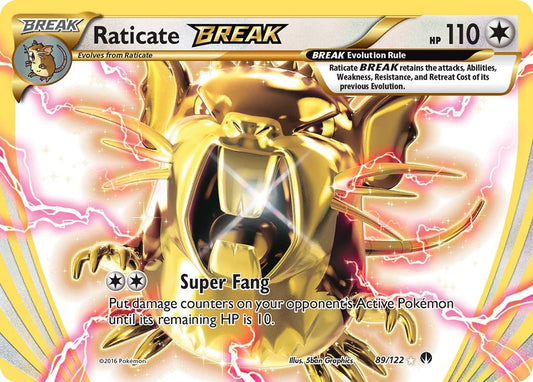 Image for Raticate BREAK (89/122) (XY - BREAKpoint) - Pokemon