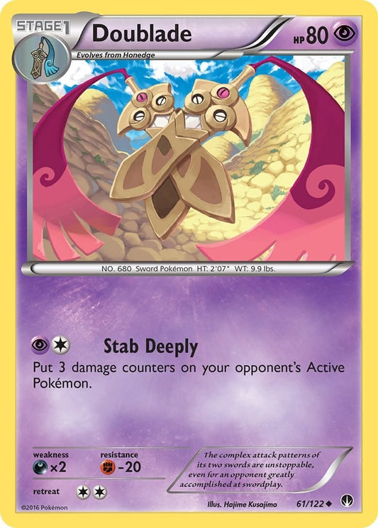 Image for Doublade (61/122) (XY - BREAKpoint) - Pokemon