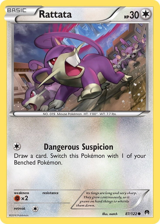 Image for Rattata (87/122) (XY - BREAKpoint) - Pokemon