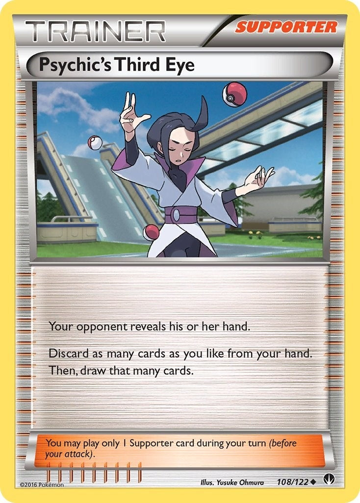 Image for Psychic's Third Eye (108/122) (XY - BREAKpoint) - Pokemon