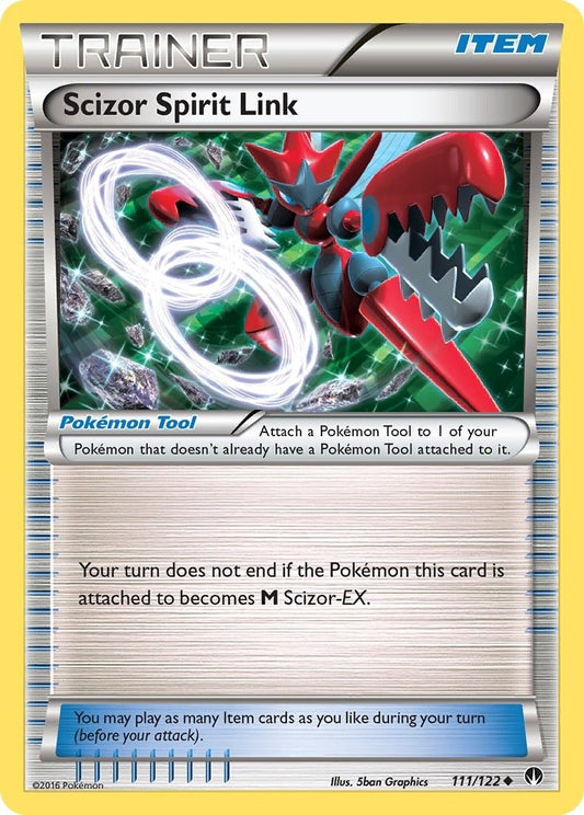 Image for Scizor Spirit Link (111/122) (XY - BREAKpoint) - Pokemon