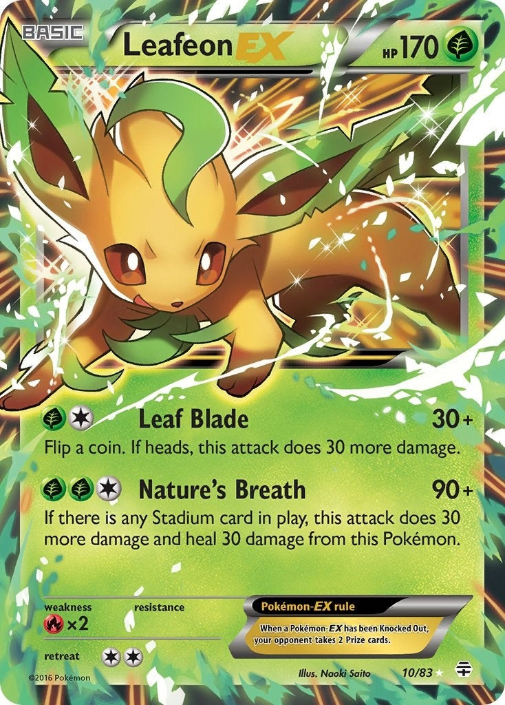 Image for Leafeon EX (10/83) (Generations) - Pokemon