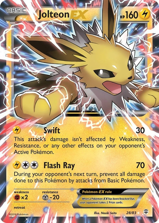 Image for Jolteon EX (28/83) (Generations) - Pokemon