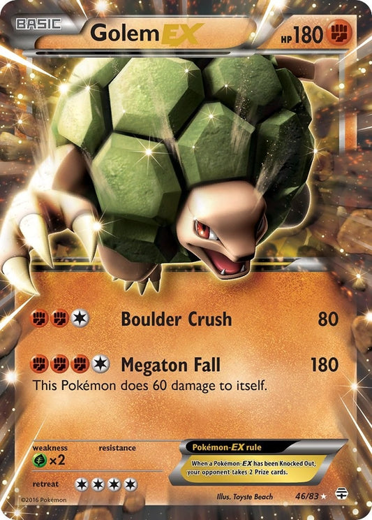 Image for Golem EX (46/83) (Generations) - Pokemon