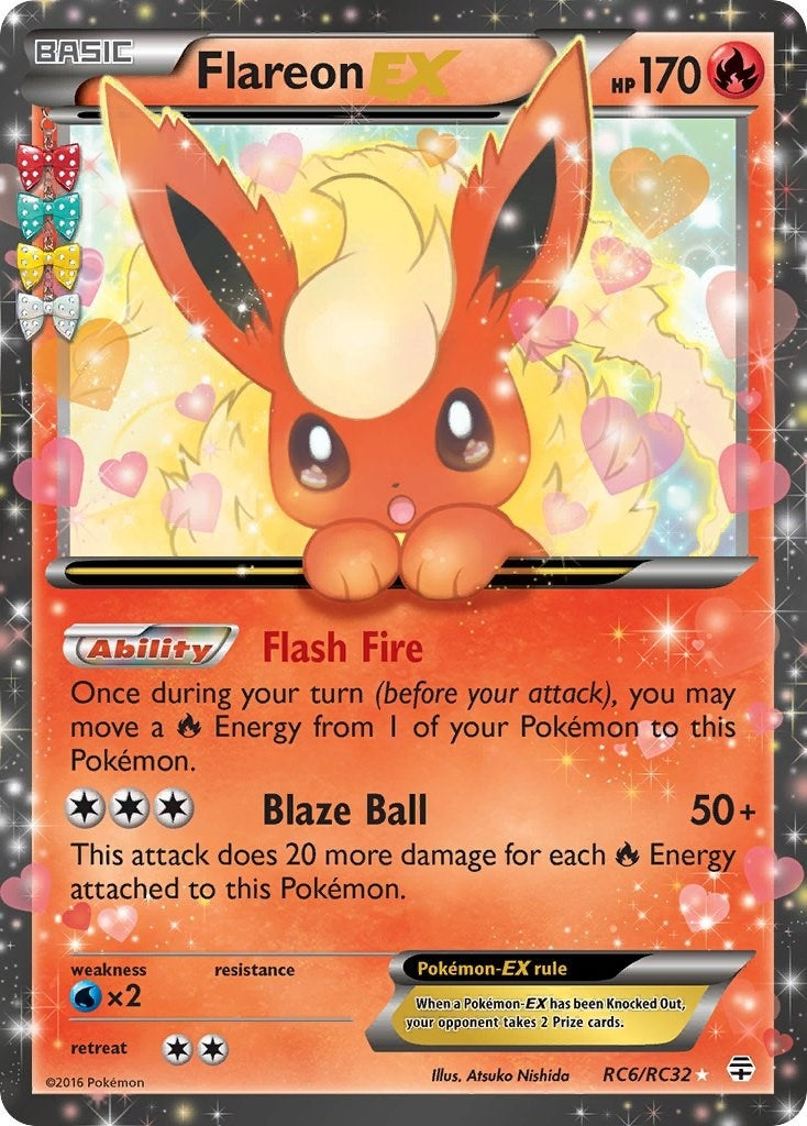 Image for Flareon EX (RC6/RC32) (Generations: Radiant Collection) - Pokemon