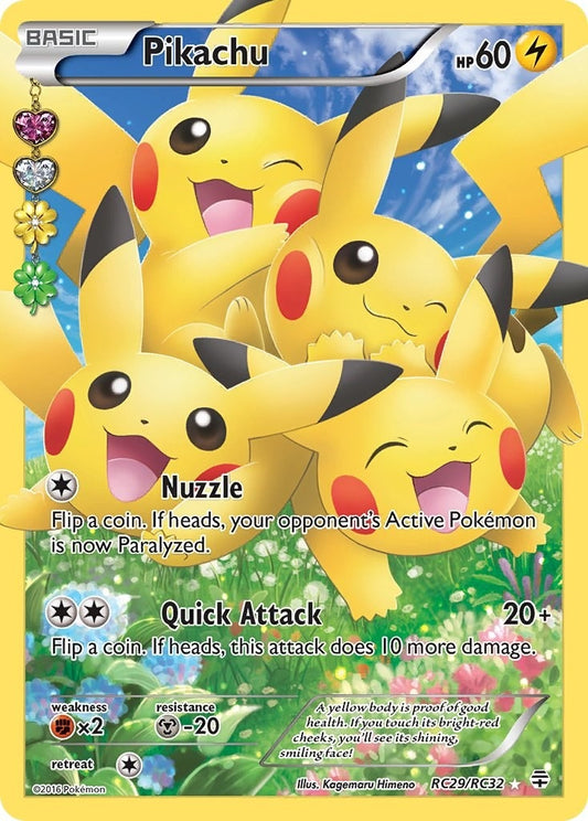 Image for Pikachu (Full Art) (RC29/RC32) (Generations: Radiant Collection) - Pokemon