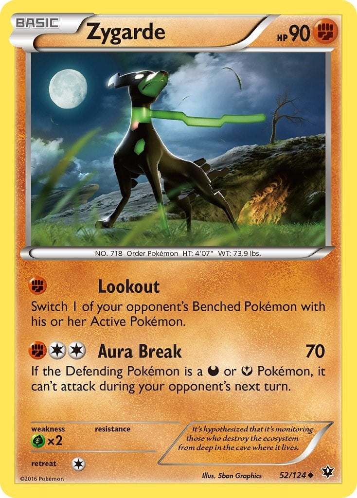 Image for Zygarde (52) (52/124) (XY - Fates Collide) - Pokemon