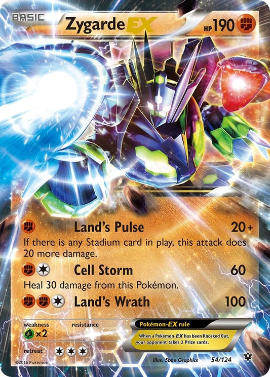 Image for Zygarde EX (54/124) (XY - Fates Collide) - Pokemon