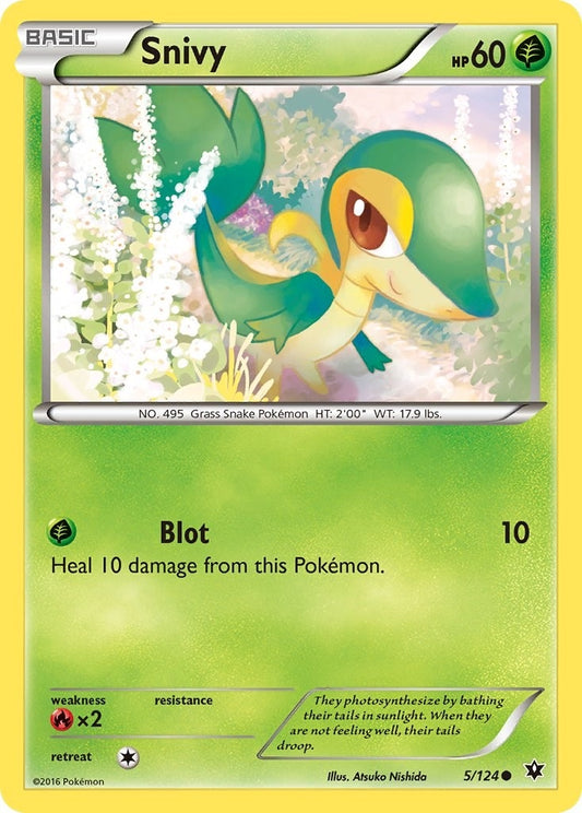 Image for Snivy (5/124) (XY - Fates Collide) - Pokemon
