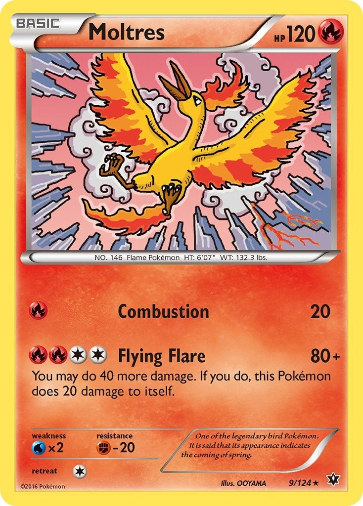 Image for Moltres (9/124) (XY - Fates Collide) - Pokemon
