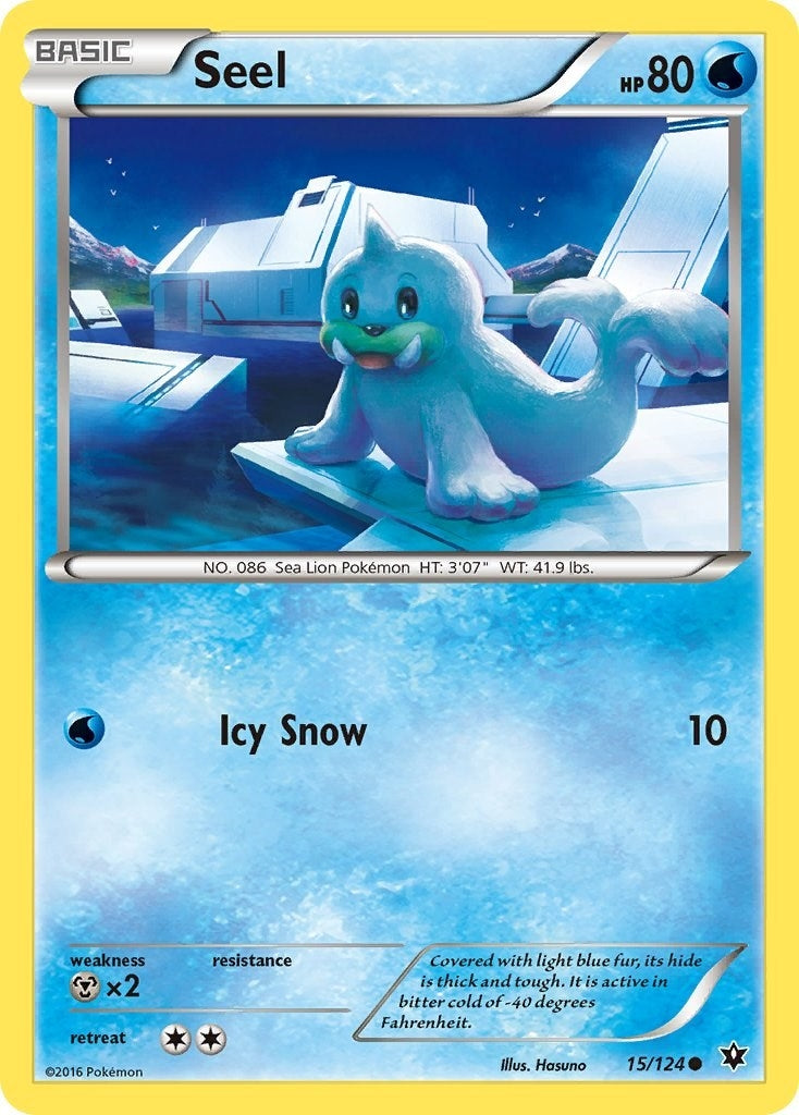 Image for Seel (15/124) (XY - Fates Collide) - Pokemon