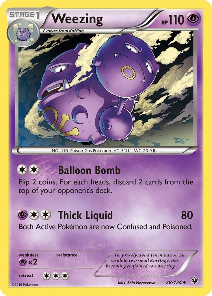 Image for Weezing (28/124) (XY - Fates Collide) - Pokemon