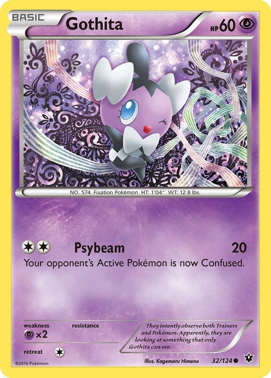 Image for Gothita (32/124) (XY - Fates Collide) - Pokemon