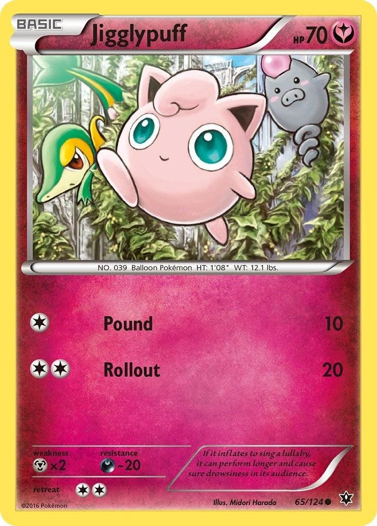 Image for Jigglypuff (65/124) (XY - Fates Collide) - Pokemon
