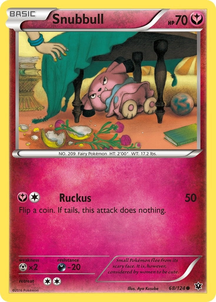 Image for Snubbull (68/124) (XY - Fates Collide) - Pokemon