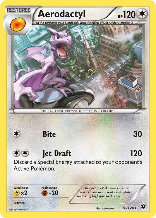 Image for Aerodactyl (76/124) (XY - Fates Collide) - Pokemon