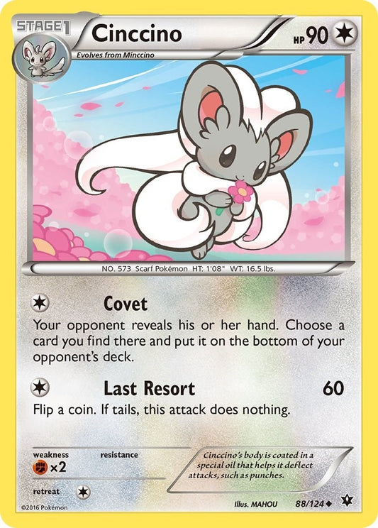 Image for Cinccino (88) (88/124) (XY - Fates Collide) - Pokemon