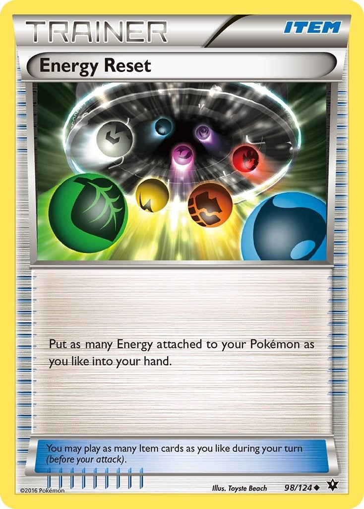Image for Energy Reset (98/124) (XY - Fates Collide) - Pokemon