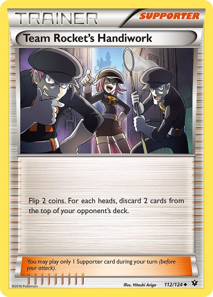 Image for Team Rocket's Handiwork (112/124) (XY - Fates Collide) - Pokemon