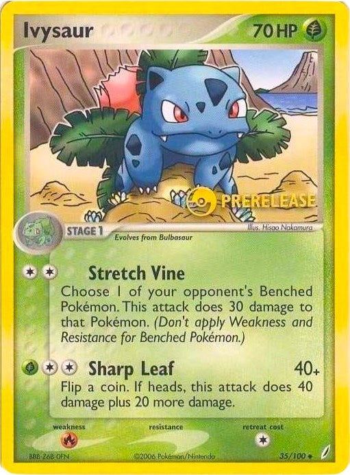 Image for Ivysaur - 35/100 (Prerelease) (35/100) (Nintendo Promos) - Pokemon